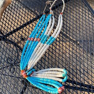 Vintage Santo Domingo Jacla Turquoise Necklace